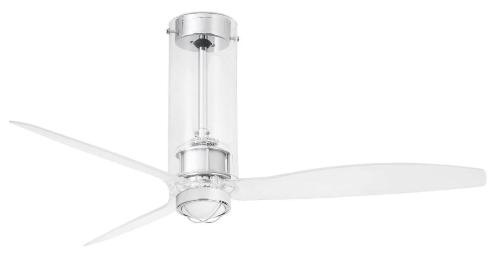 Transparent Tube Fan with Light