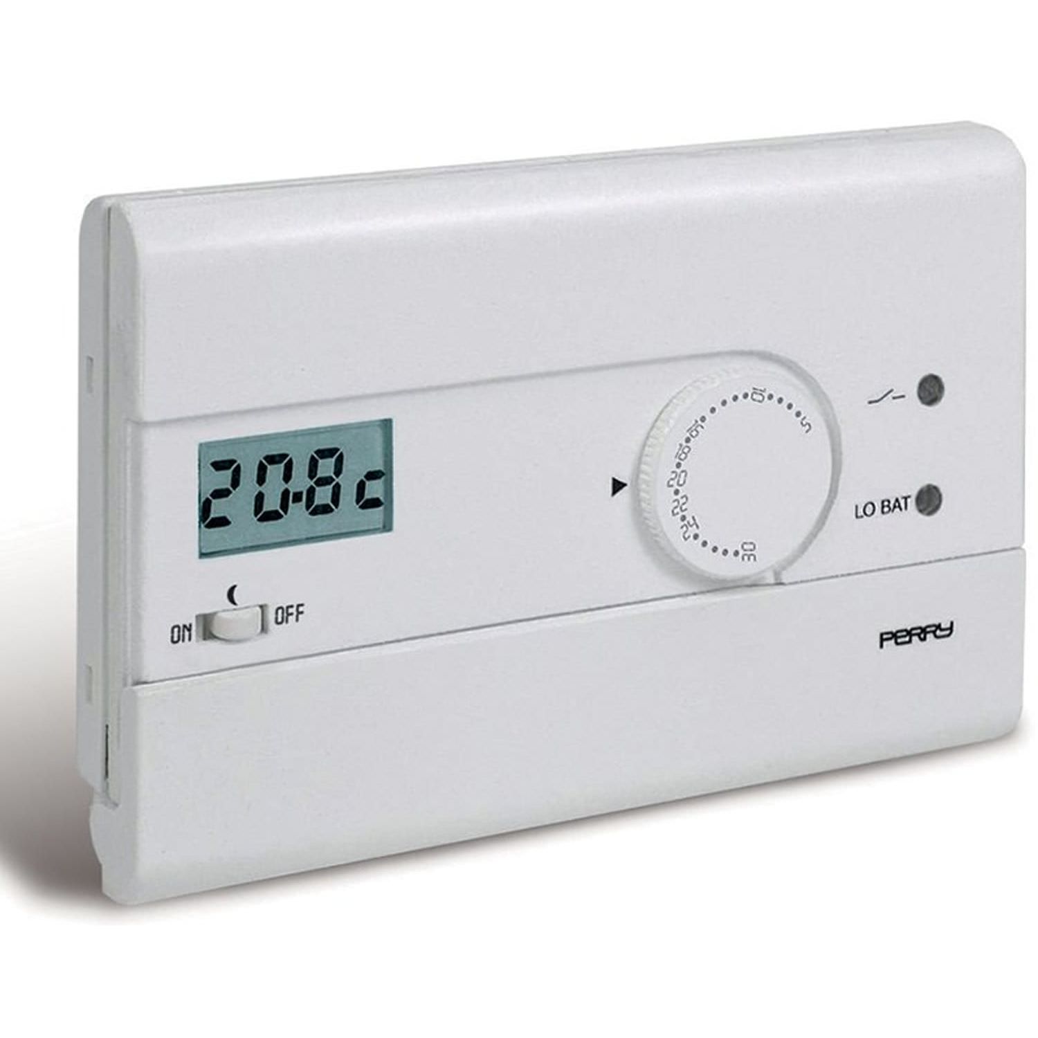Perry white wall thermostat